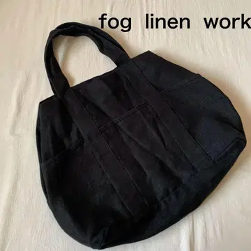 fog linen work 블랙 린넨 토트백 리투아니아 네스트로브 구매