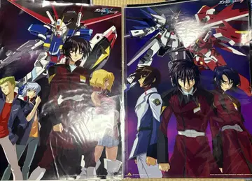 건담 SEED DESTINY 포스터 2장 신 키라 아스란 스텔라