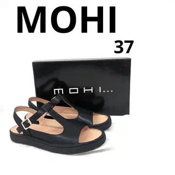 230 MOHI 블랙 샌들 외부 박스, 수납 가방 포함 37