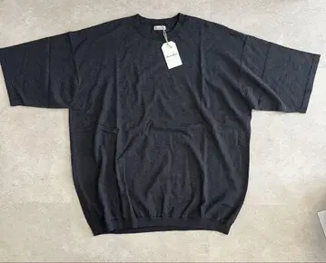 steven alan 코튼/헴프 보더 크루넥 니트
