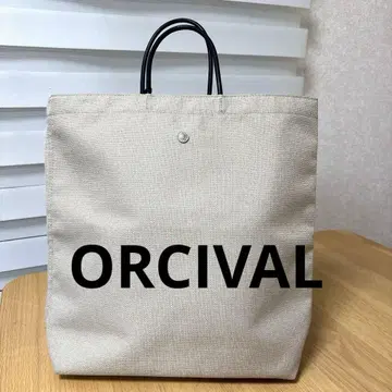 오르치발 ORCIVAL 스트링 핸들 토트백 내추럴