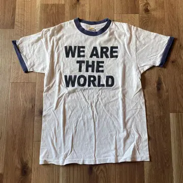 스탠다드 캘리포니아 WE ARE THE WORLD 링거 티셔츠