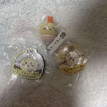치이카와 (먼작귀) 쿠라스시 토끼 피규어, 마그넷, 캔뱃지 세트