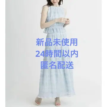 CELFORD 개더 쉬폰 셋업