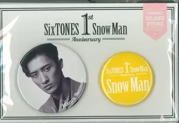 Snow Man 1st Anniversry 이와모토 테루 캔뱃지 세트