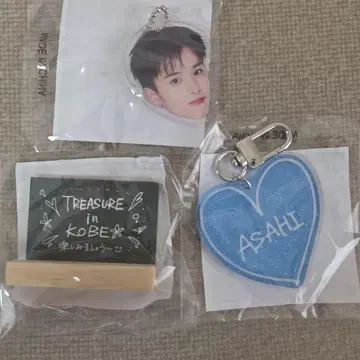 TREASURE POPUP 캡슐 토이 아사히 컴프 3세트