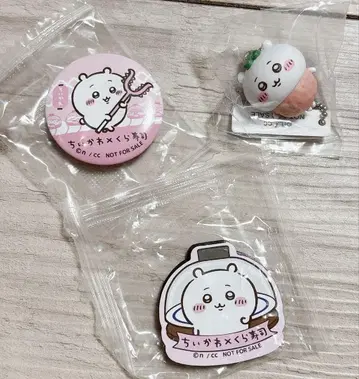 치이카와 쿠라스시 오리지널 피규어 캔뱃지 마그넷 시트 3개 세트