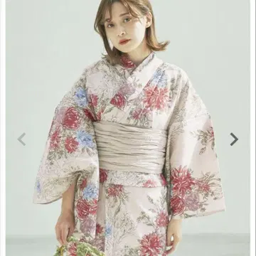 와카야마 염색 일본 염색 dita 유카타 꽃무늬 인기 한나리 꽃겹치기
