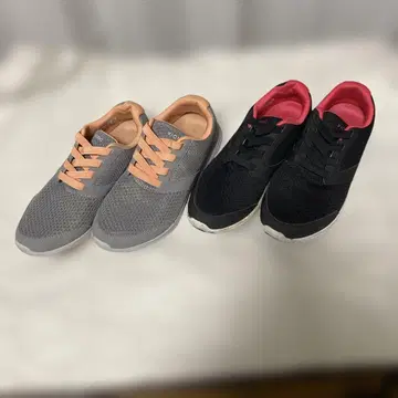 바이오닉 메이브 스니커즈 슬레이트 그레이와 블랙 2켤레 25.5cm