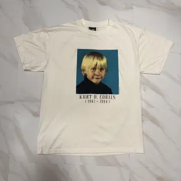 Kurt Cobain 티셔츠 화이트