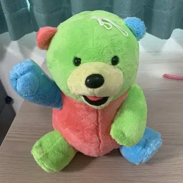 사란랩 컬러풀 곰 봉제 인형