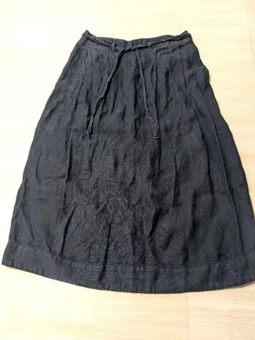북유럽 생활용품점 KINOTTO 키노토 옥스 스커트 린넨 블랙