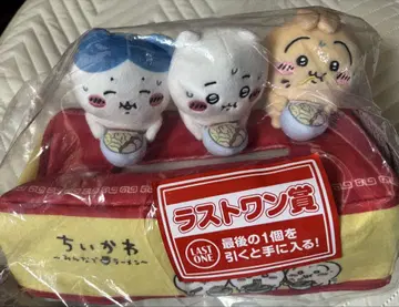 치이카와 (먼작귀) 제일복권 모두 함께 라면 라스트 원 상 티슈 케이스