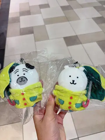 나가노 마켓 비가 오네요 마스코트 나가노의 곰 퍼그 2개