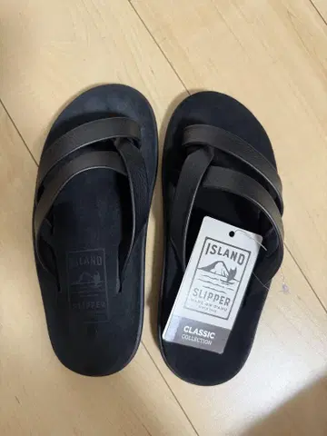 아일랜드 슬리퍼 island slipper 블랙 검정 샌들