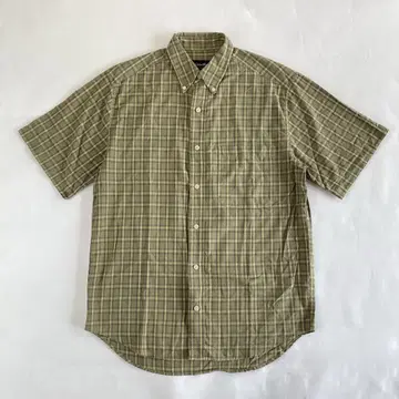 Eddie Bauer 체크 셔츠 짧은 길이 cityboy Y2K e259