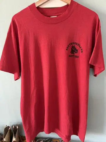 빈티지 90s 프룻 오브 더 룸 프린트 티셔츠