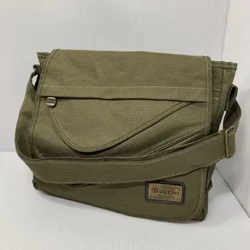 Balrin DE PARTS 밀리터리 캔버스 메신저 백