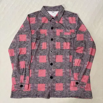 90s HOORAY 체크 무늬 플란넬 셔츠 2XL