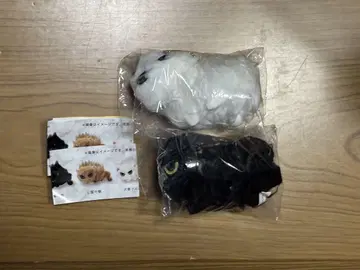 낯을 가리는 고양이 봉제 인형