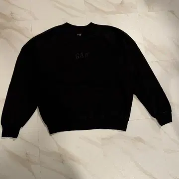 GAP 블랙 맨투맨 S