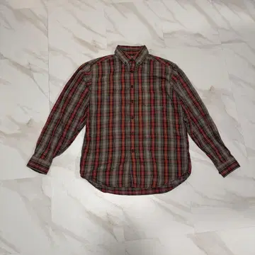 L.L.Bean 체크 무늬 버튼 다운 셔츠 남성용