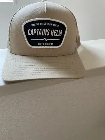 CAPTAIN'S HELM 베이지 트래커 캡 캡틴즈 헬름