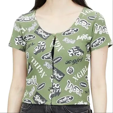 엑스걸 ALL OVER PRINT CARDIGAN 여성용 M