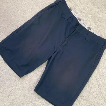Dickies 하프 팬츠 네이비 34 시원한 심플 캐주얼