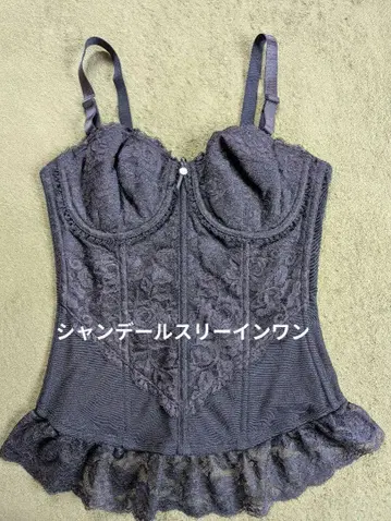 블랙 레이스 뷔스티에 D75