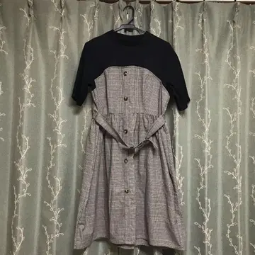 아베일 반팔 원피스 미사용품 3L