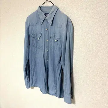 BLUE BLUE 라이트 블루 데님 셔츠