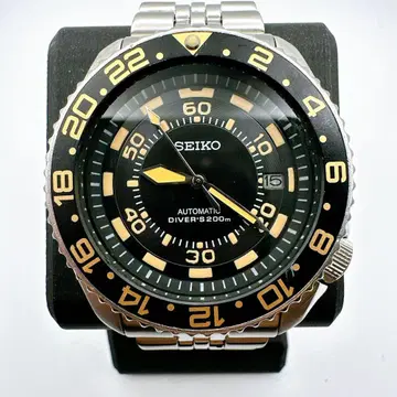 컨디션 최상 작동품 해외 모델 SEIKO 세이코 다이버 워치 블랙 다이얼