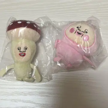 코비토 도감 봉제 인형 카쿠레 모모지리 베니키노코비토 2종 세트 가챠