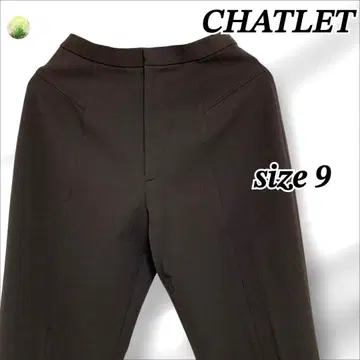 [미사용품] CHATLET 샤틀레 여성용 캐주얼 팬츠 9호 브라운 계열