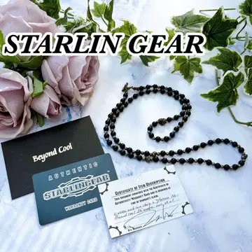 STARLIN GEAR 보증서 포함 스컬 체인 목걸이 925