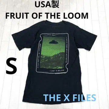 가12 1 USA 제작 90년대 THE X FILES 프린트 티셔츠 S