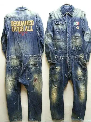 DSQUARED2 08SS 자수 츠나기 점프 수트
