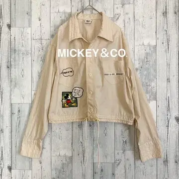 MICKEY 얇은 소재 셔츠 자켓 상의 캠핑 아웃도어