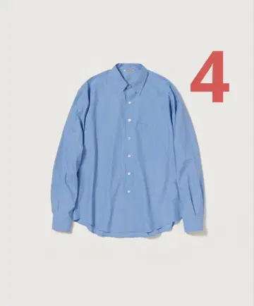 auralee 25ss WASHED FINX TWILL BIG SHIRT
