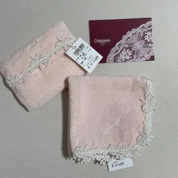 긴카자와 레이스 손수건과 티슈 파우치 세트