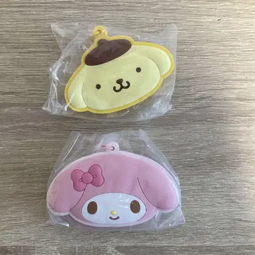 산리오 시크릿 러버 거울 키링 폼폼푸딩과 마이멜로디