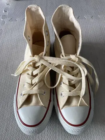 컨버스 하이컷 스니커즈 키나리 하자 있음