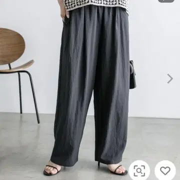 Pual ce cin 퓨어세신 레이온 나일론 허리 밴딩 이지 팬츠