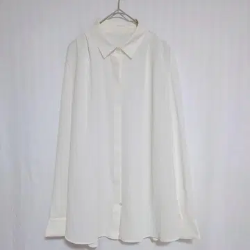 아마카 긴팔 셔츠 블라우스 아이보리 38 오피스