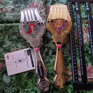 디즈니랜드 아리엘 라푼젤 브러쉬