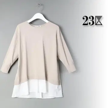 142 새상품 신상 23구 레이온 폴리에스테르 스트레치 셔츠 콤비 니트