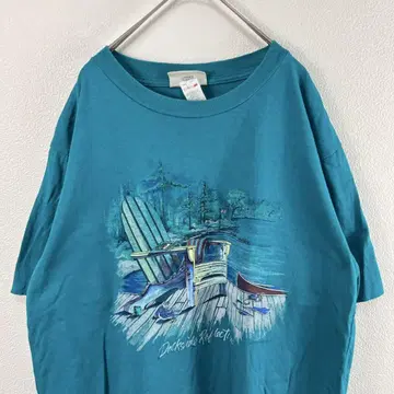 캐나다제 90s northern 싱글 스티치 티셔츠