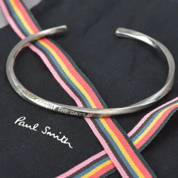 새상품급 폴스미스 PaulSmith 뱅글 실버 수납 가방 팔찌