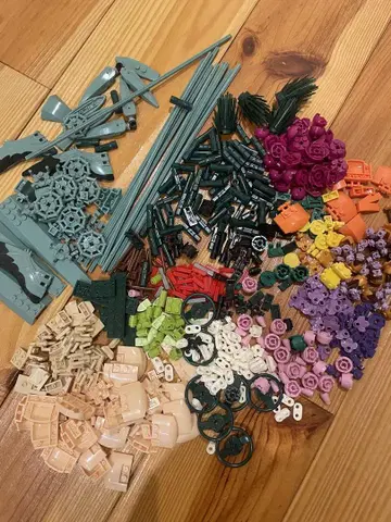 LEGO 플라워 부케 부품만